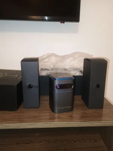 Mini projetor dlp Android portátil bateria interna 