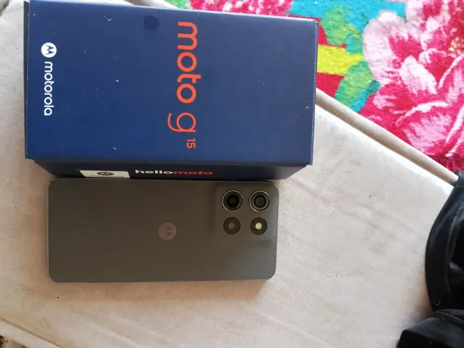 Vende-se moto g15 nota fiscal bem conservado e caixa 