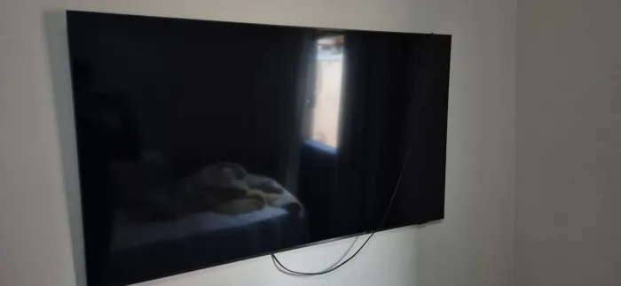 Tv samsung 55 polegadas com o display quebrado