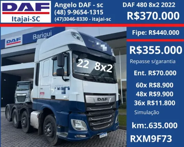 DAF 480 8x2 2022 - Super