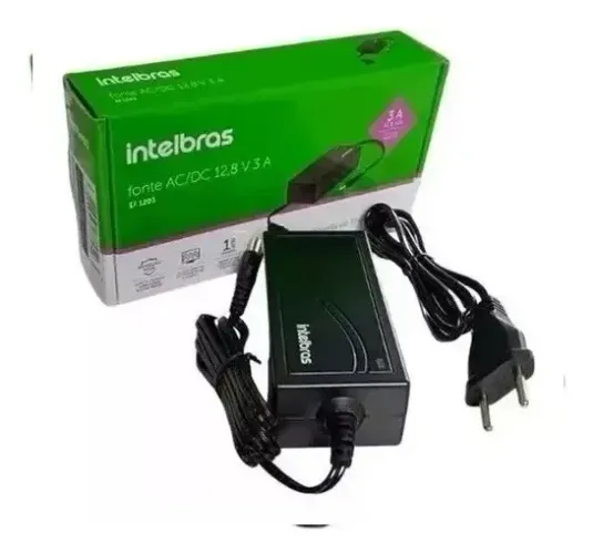 Fonte De Alimentação Cftv 12,8v 3a Ef 1203 Intelbras