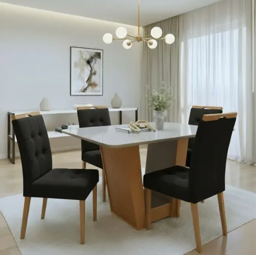 Conjunto Ravena Lux 4 Lugares