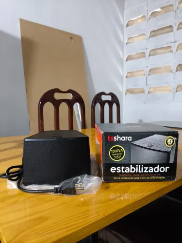 Estabilizador Eletrônico TS Shara Powerest 1000VA, Monovolt 115V (NOVO - NUNCA UTILIZADO)
