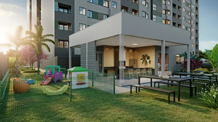 Conquiste seu apartamento com varanda e lazer completo no Premier Residence.