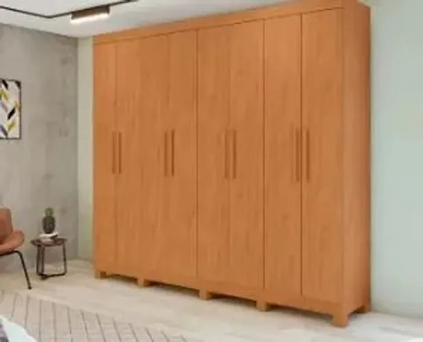 Guarda roupa casal 6 portas super espaçoso