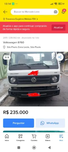 VW 8 160, guincho