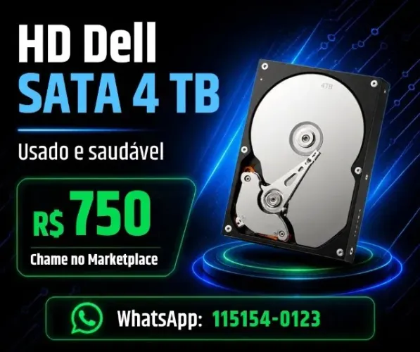 HD 4TB Corporativo da Dell SATAIII