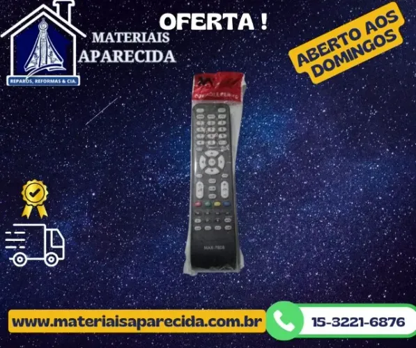 Controle Remoto para Tv Philco Max- *