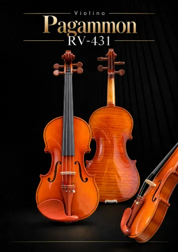 Violino Pagammon RV-431 Completo com Estojo, Arco e Breu