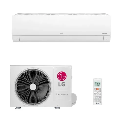 Ar-condicionado split LG dual inverter Voice 12 mil BTUs, quente e frio, branco