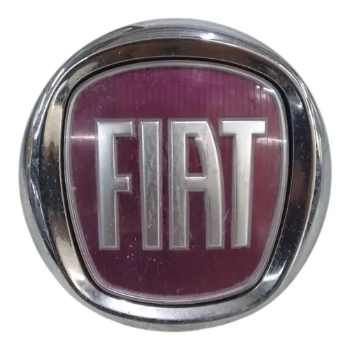 Emblema Maçaneta Tampa Traseira Fiat Bravo 2011/2016 Prata
