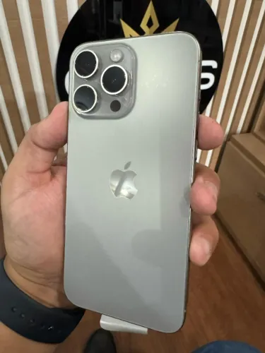 iPhone 15 Pro 128GB Natural 81% Seminovo Pronta Entrega