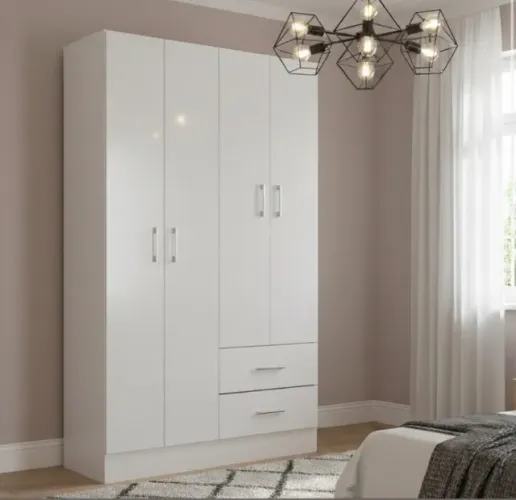 Guarda-Roupa Branco Compact 90