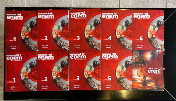 kit apostilas pré enem e vestibulares