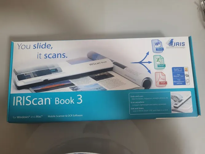 Scanner Portátil Iriscan Book 3