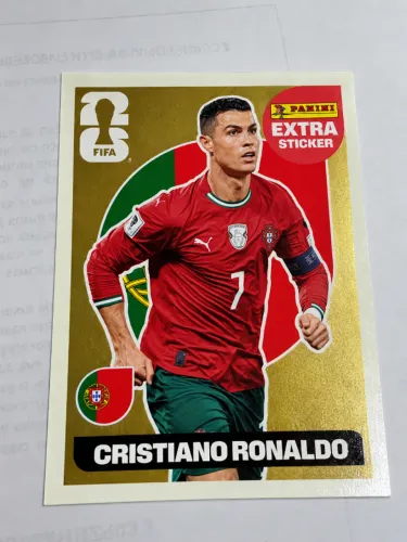 Figurinha Legend Cristiano Ronaldo OURO