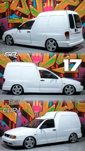 Rodas Vw Rs2 Cup1 Prata estilo Porsche novas