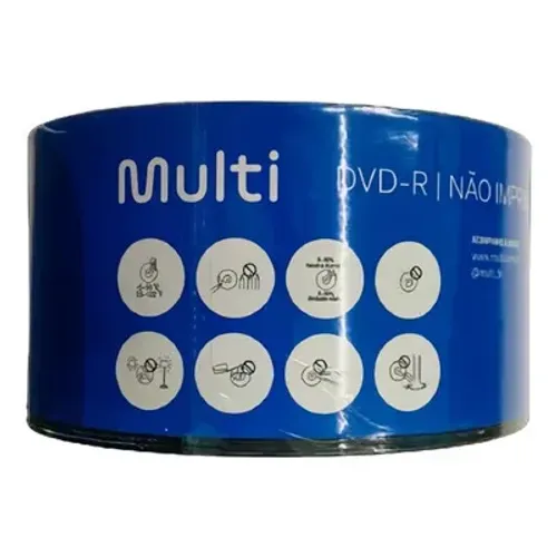 1300 MÍDIAS VIRGENS DE DVD-R - MARCA MULTILASER - 16x 4.7gb
