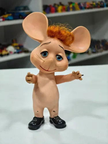 Topo Gigio Estrela - 1 Versão 1969 Bigode de Nylon 20cm
