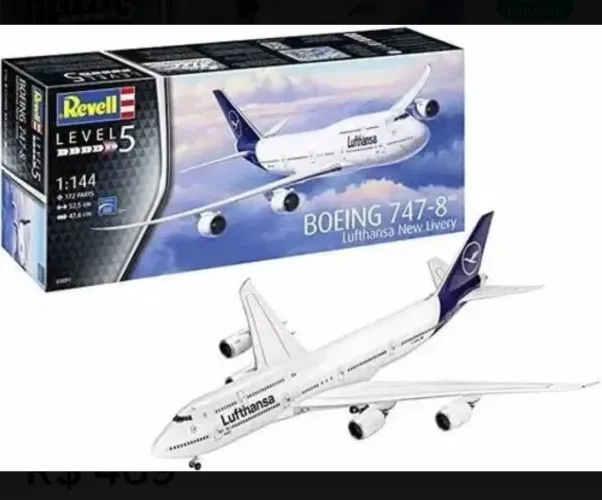 Boeing 747-8 para montar Revell.