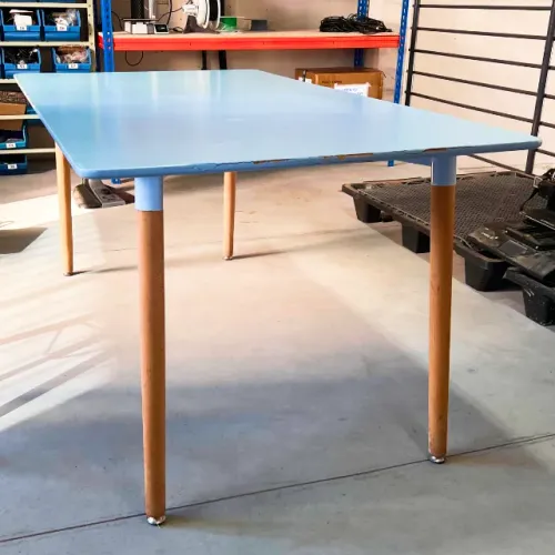 MESA COZINHA TAMPO AZUL 160 X 90