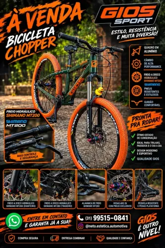 Vendo bicicleta Gios DJ aceito troca em ps4 mais volta