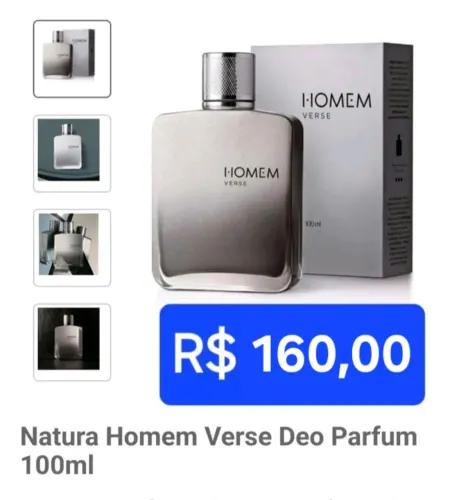 DEO PARFUM NATURA HOMEM VERSE 100ML