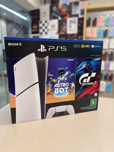 PlayStation 5 NOVO LACRADO- 1 manete - 2 jogos - parcelamento até 18x- Loja física Savassi