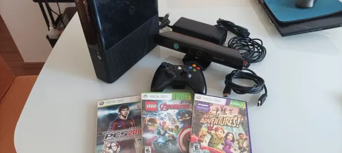 Xbox 360 Bloqueado Com Kinect Jogos