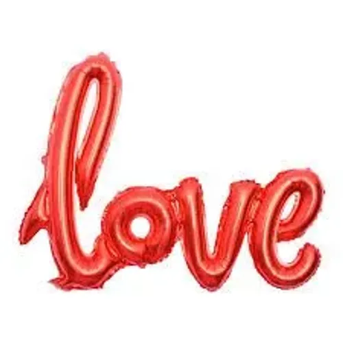 Balão Love Metalizado