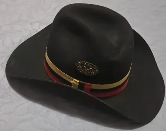 Chapéu Country Cowboy Preto da prada