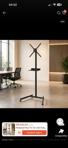 Suporte articulado televisão