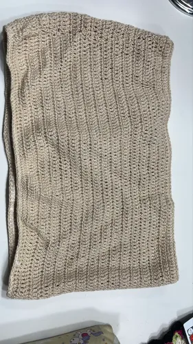 Tube top de crochê- - veste M/G