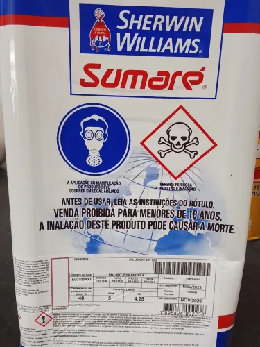 Diluente NR905 Sumaré Sherwin Williams Galão de 5lts