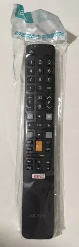 Controle Remoto Lelong Compatível com Tv TCL 4k Rc802n Smart Le-7811 - NOVO