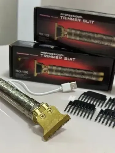 Maquina De Acabamento Barba E Aparador De Pêlos Raspa Cabeça