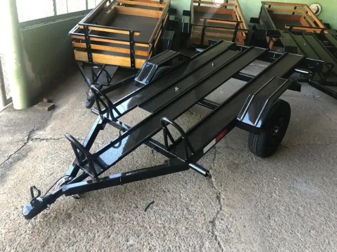 carreta para 3 motos completa