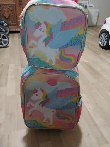 Mochila menina com lancheira térmica