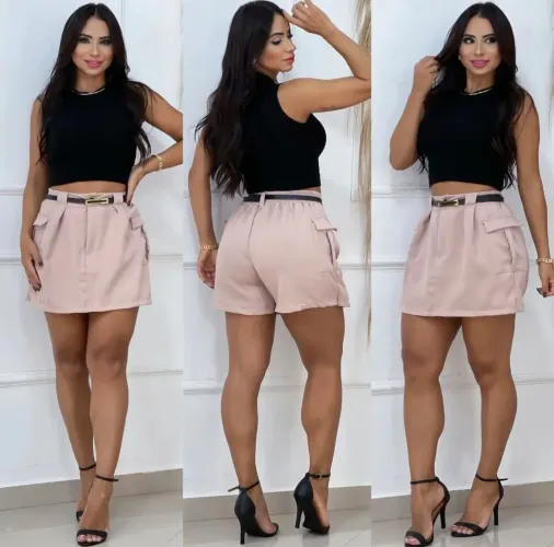 Short Saia alfaiataria