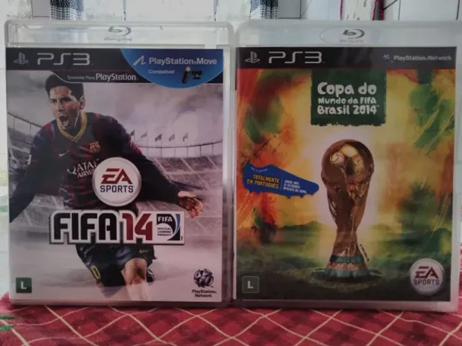 Jogos para PS3 .. novos FIFA 14 e copa do mundo Brasil 2014
