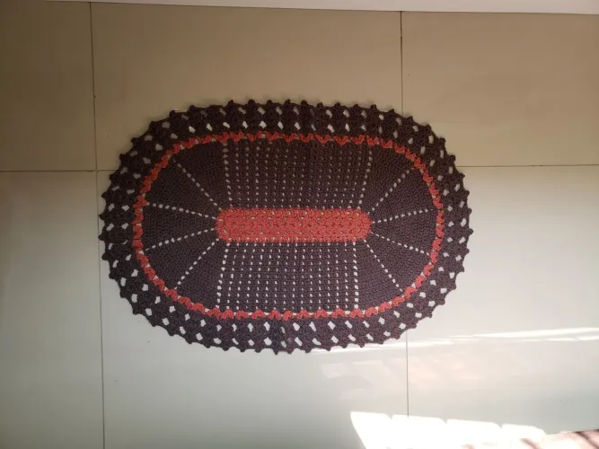 Tapete de crochê