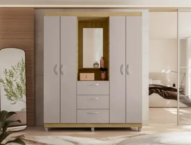 Lindo roupeiro 4 portas