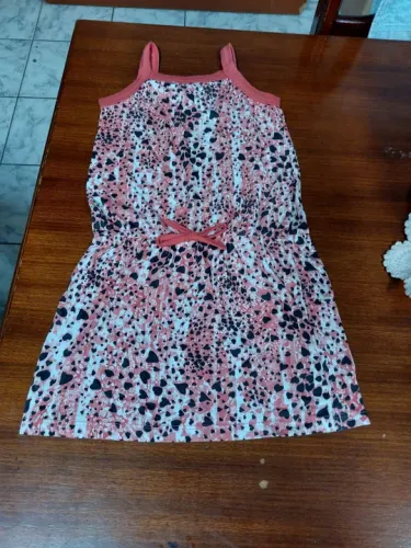 Vestido infantil estampado - tamanho 4