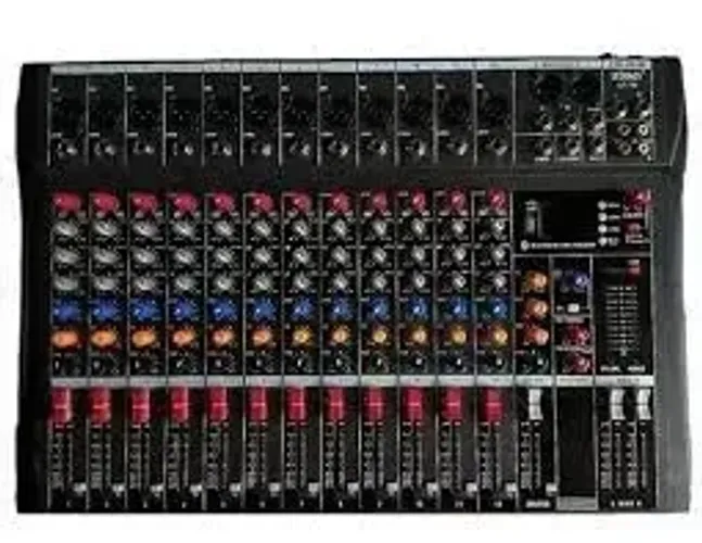 Mesa De Som 12 Canais Bluetooth Usb Mixer Mp3 Playe Digital 110V/240V VEDO