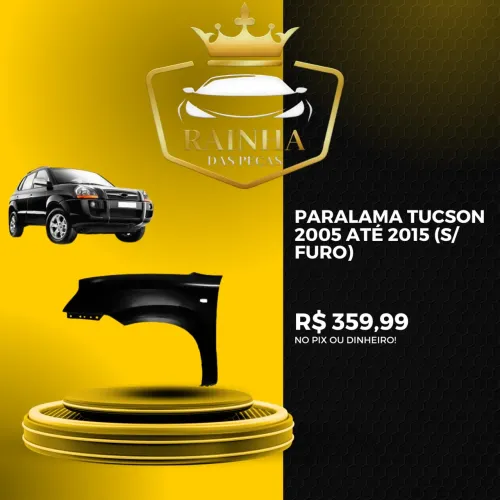 Paralama Tucson 2005 até 2015 - NOVO