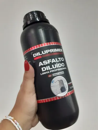Primer Asfáltico Base Água 1L Para Manta Telhado Laje