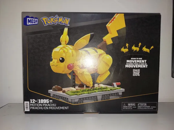 Mega Construx Motion Pikachu Pokémon Colecionador Novo