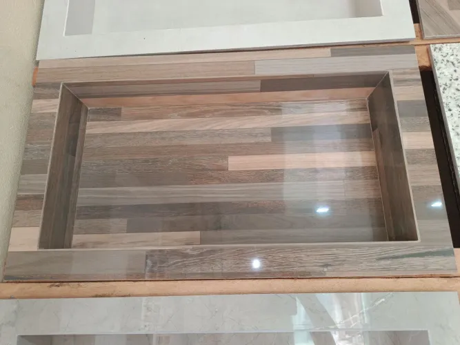 Nicho de banheiro em porcelanato
