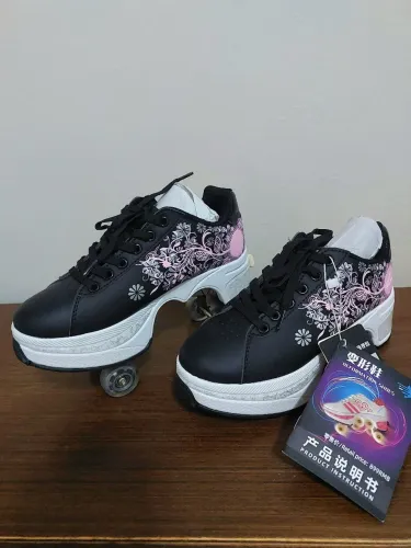 Tênis Feminino com Rodinhas - Floral
