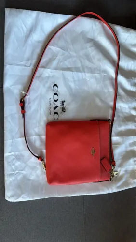 Bolsa Coach Crossbody Vermelha Original